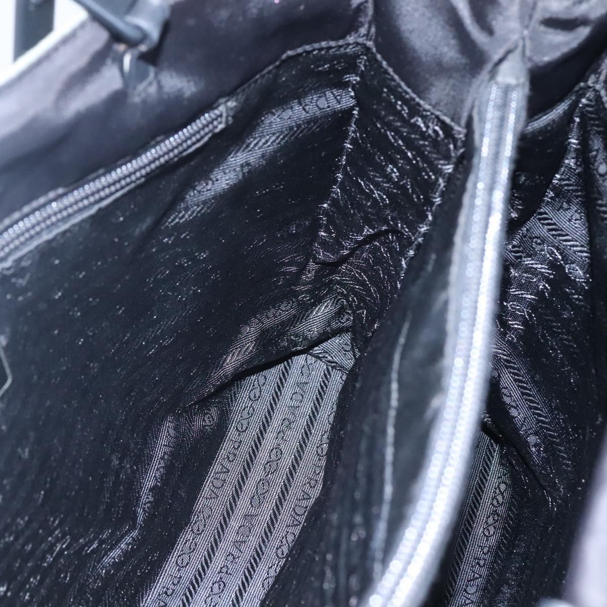 Prada Tessuto Grey Synthetic Tote Bag (Pre-Owned)