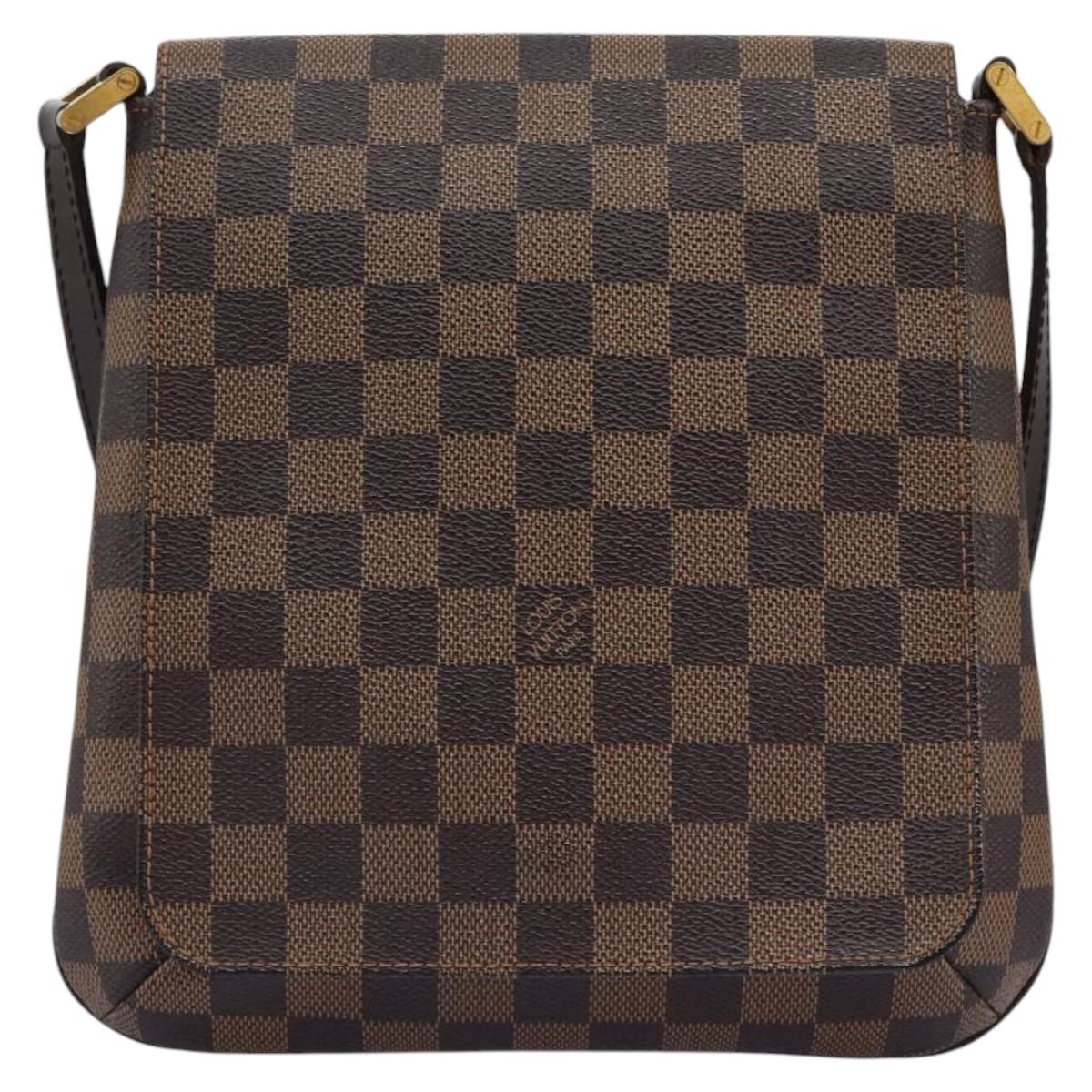 Louis Vuitton Musette Salsa Brown Canvas Shoulder Bag (Pre-Owned)
