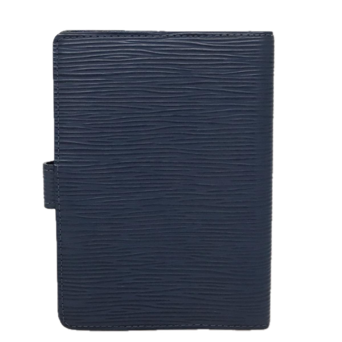 Louis Vuitton Agenda Pm Blue Leather Wallet (Pre-Owned)