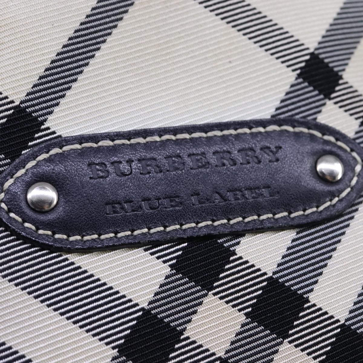 Burberry Blue Label White Synthetic Handbag (Pre-Owned)