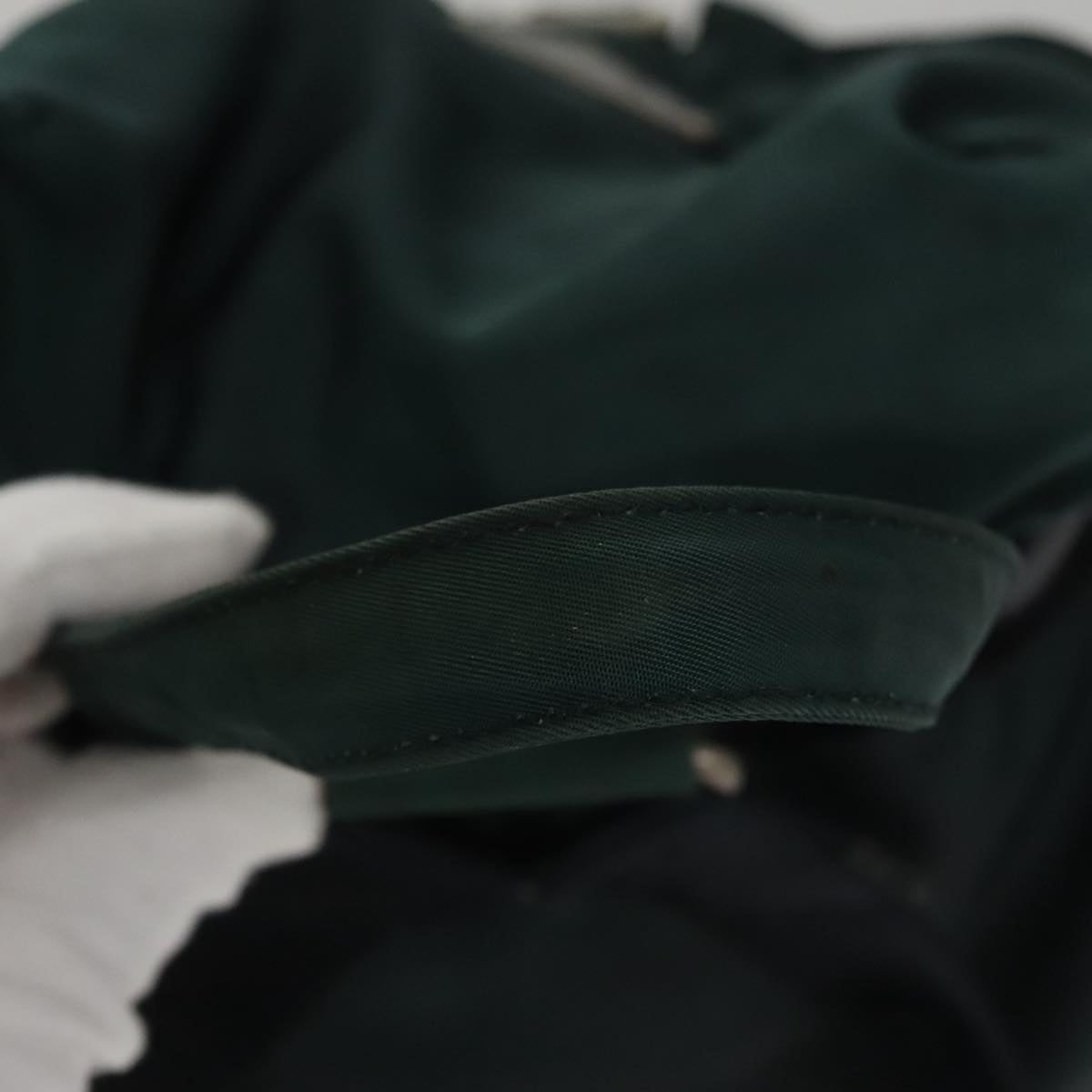 Prada Re-Nylon Green Synthetic Backpack Bag (Pre-Owned)
