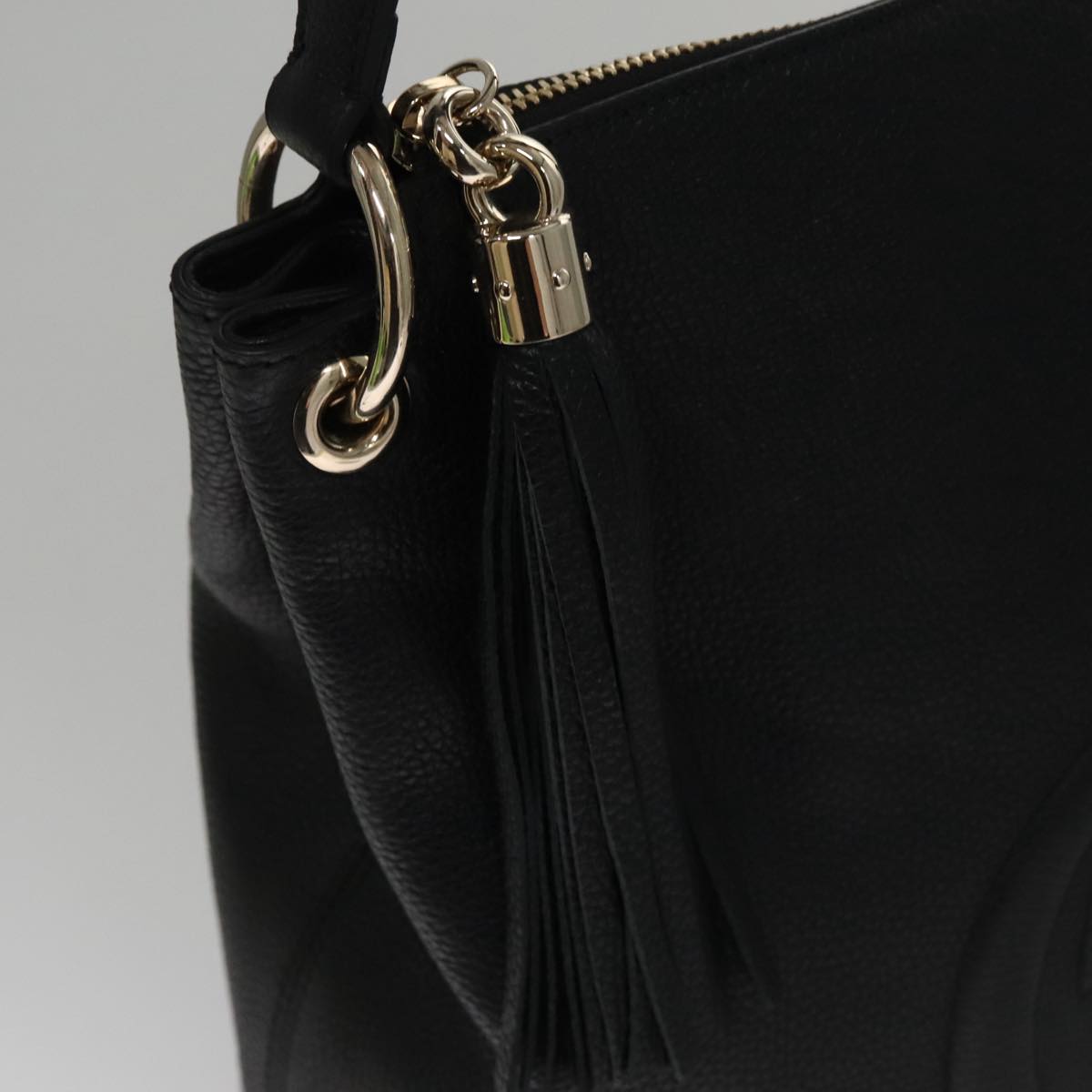 Gucci Soho Black Leather Handbag (Pre-Owned)