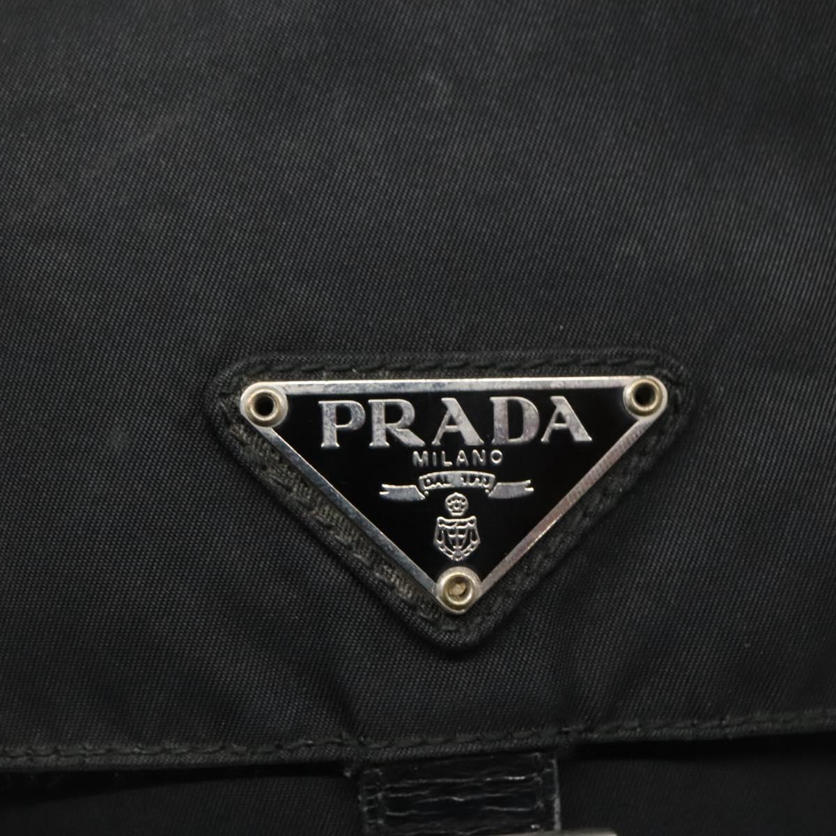 Prada Re-Nylon Black Synthetic Shoulder Bag (Pre-Owned)