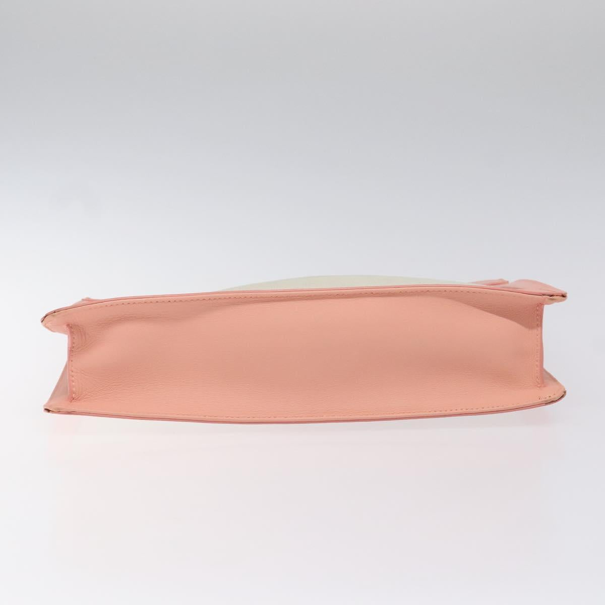 Balenciaga Navy Pouch Pink Canvas Clutch Bag (Pre-Owned)