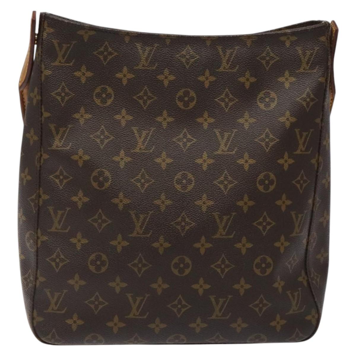 Louis Vuitton Looping Brown Canvas Shoulder Bag (Pre-Owned)