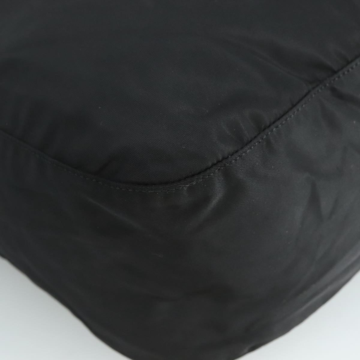Prada Tessuto Black Synthetic Shoulder Bag (Pre-Owned)