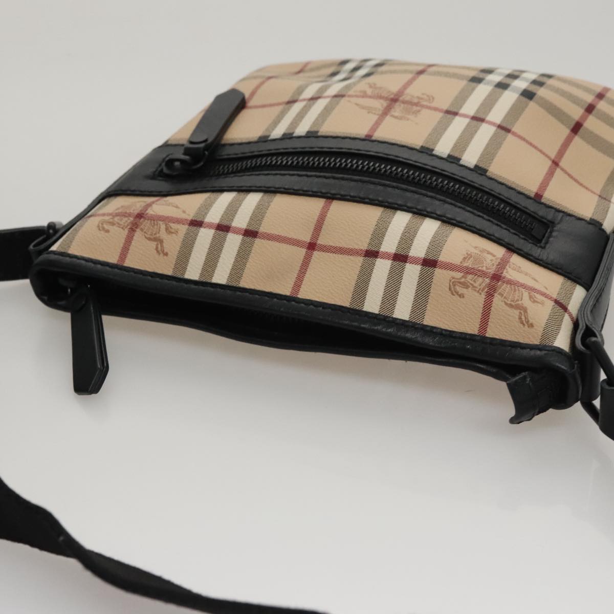 Burberry Nova Check Beige Ceramic Shoulder Bag (Pre-Owned)
