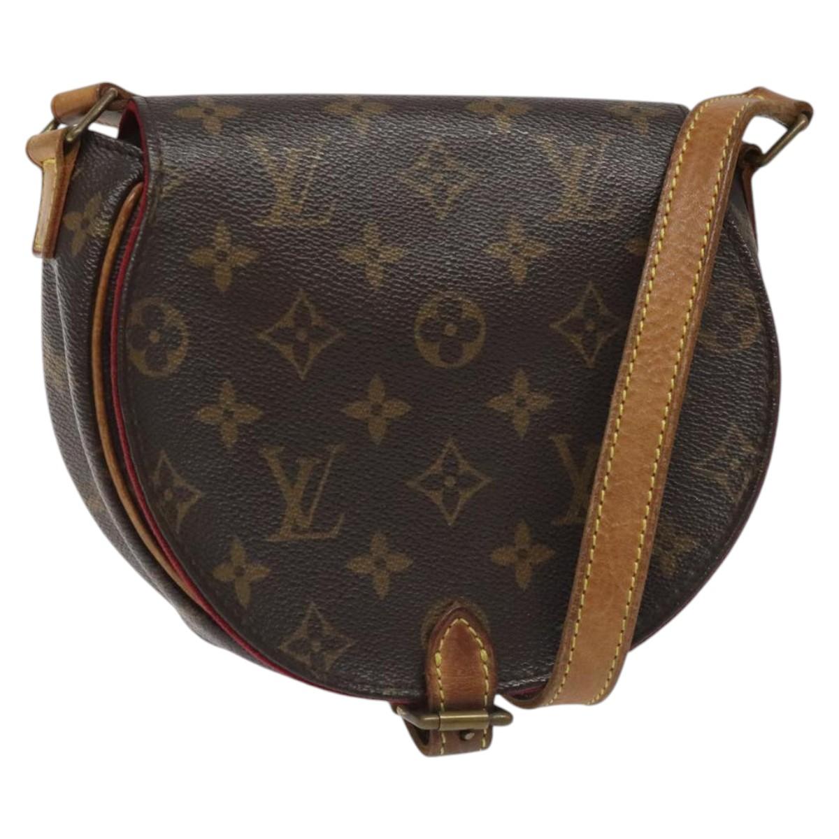 Louis Vuitton Tambourin Brown Canvas Shoulder Bag (Pre-Owned)
