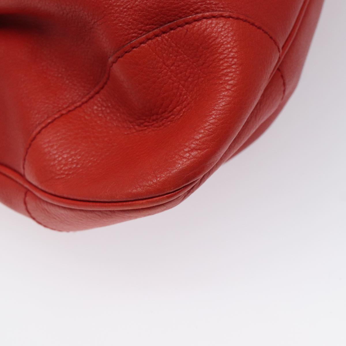 Salvatore Ferragamo Marisa Red Leather Handbag (Pre-Owned)