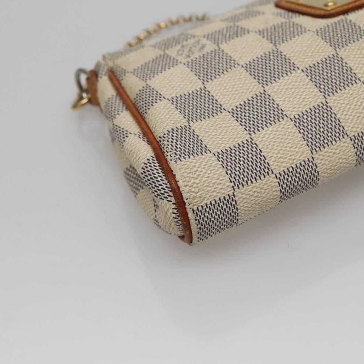Louis Vuitton Eva White Canvas Shoulder Bag (Pre-Owned)