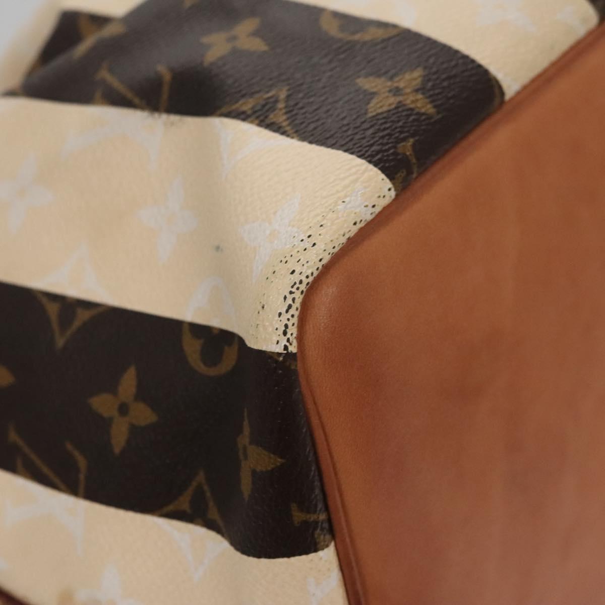 Louis Vuitton Petit Noé Brown Canvas Shoulder Bag (Pre-Owned)
