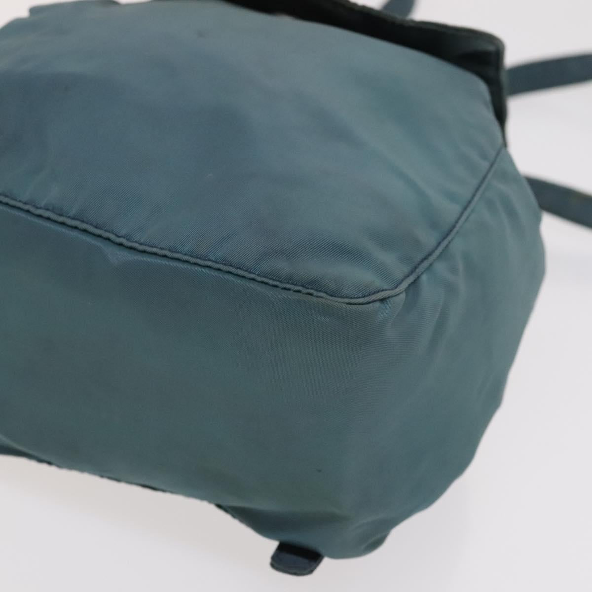 Prada Re-Nylon Blue Synthetic Backpack Bag (Pre-Owned)