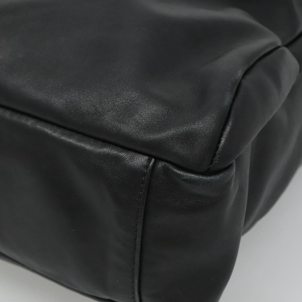 Prada Black Leather Tote Bag (Pre-Owned)