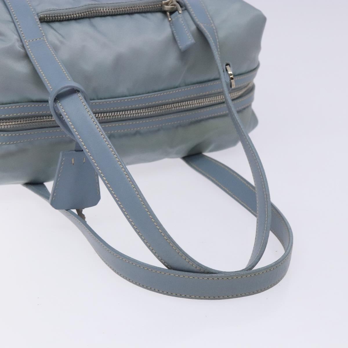 Prada Tessuto Blue Nylon Tote Bag (Pre-Owned)