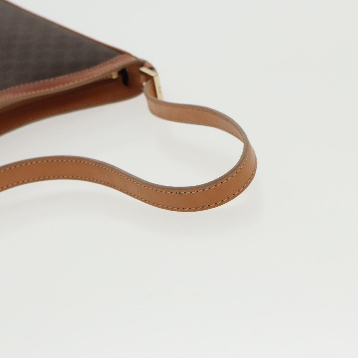 Céline Macadam Brown Canvas Shoulder Bag (Pre-Owned)