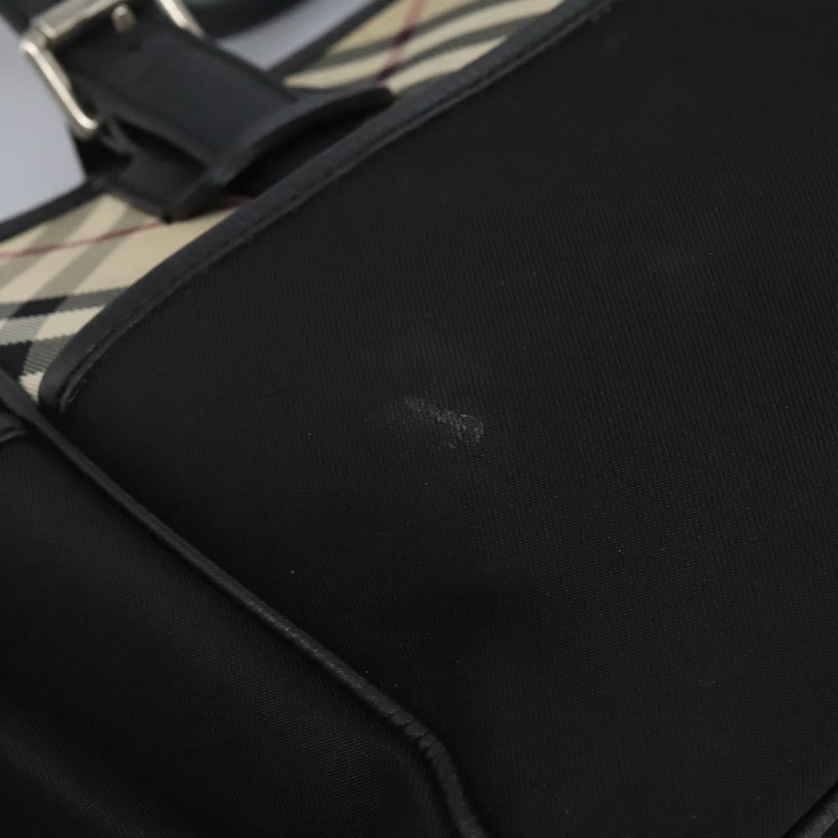 Burberry Nova Check Beige Canvas Tote Bag (Pre-Owned)