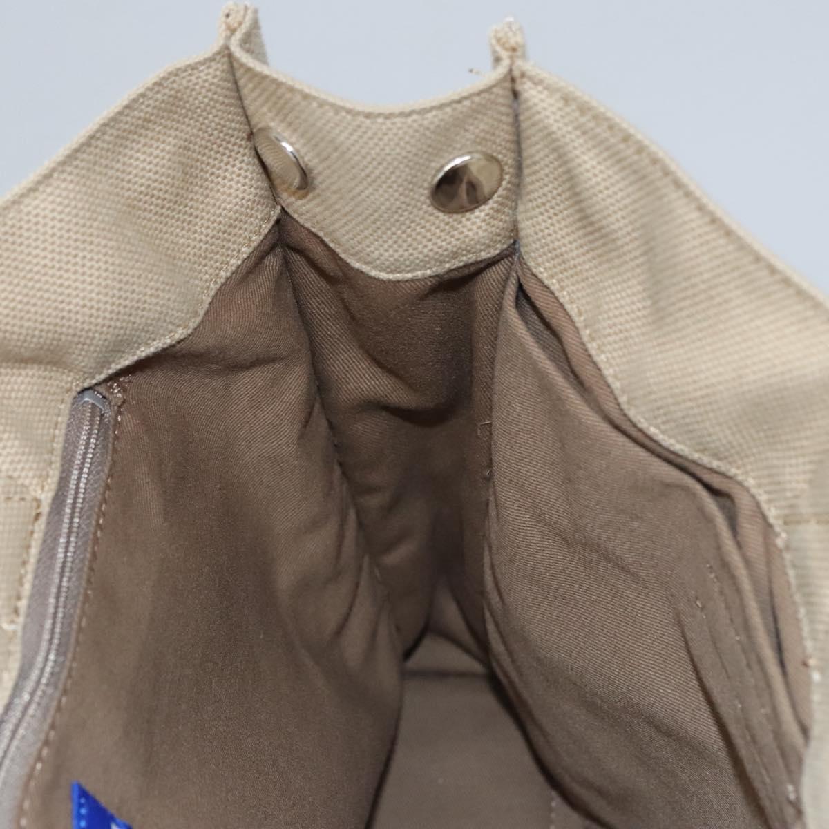 Burberry Blue Label Beige Canvas Tote Bag (Pre-Owned)