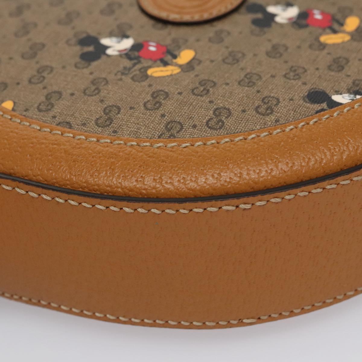 Gucci Disney X Gucci Beige Wicker Shoulder Bag (Pre-Owned)
