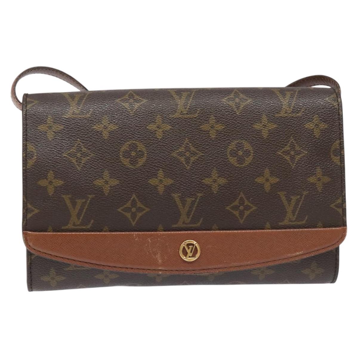 Louis Vuitton Bordeaux Brown Canvas Shoulder Bag (Pre-Owned)