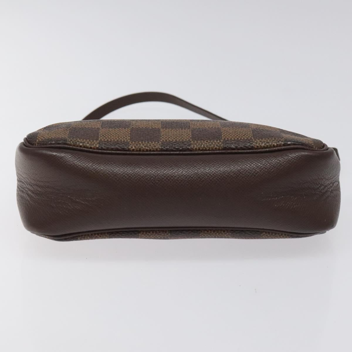 Louis Vuitton Trousse Makeup Brown Canvas Clutch Bag (Pre-Owned)