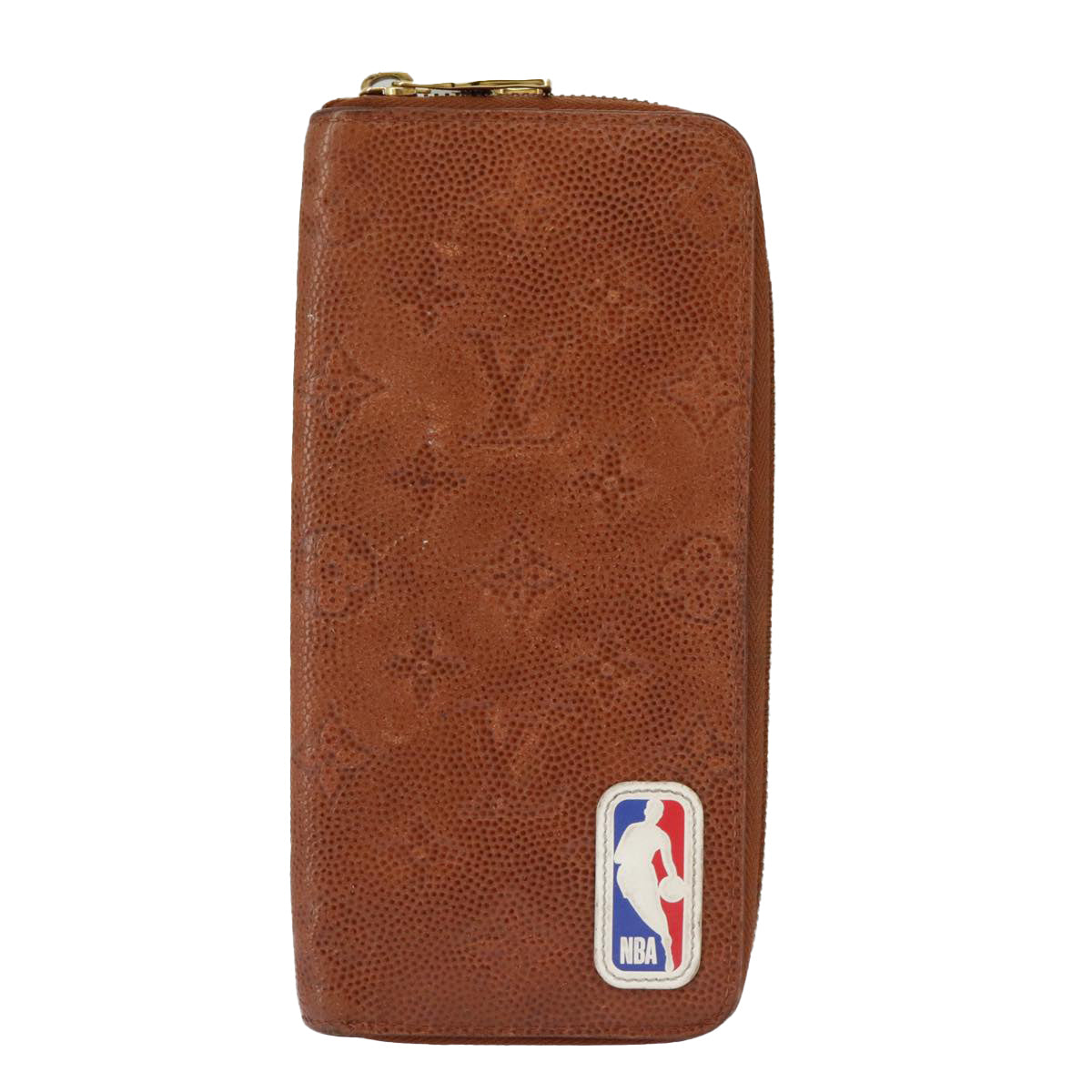 Louis Vuitton Zippy Wallet Vertical Brown Leather Wallet (Pre-Owned)