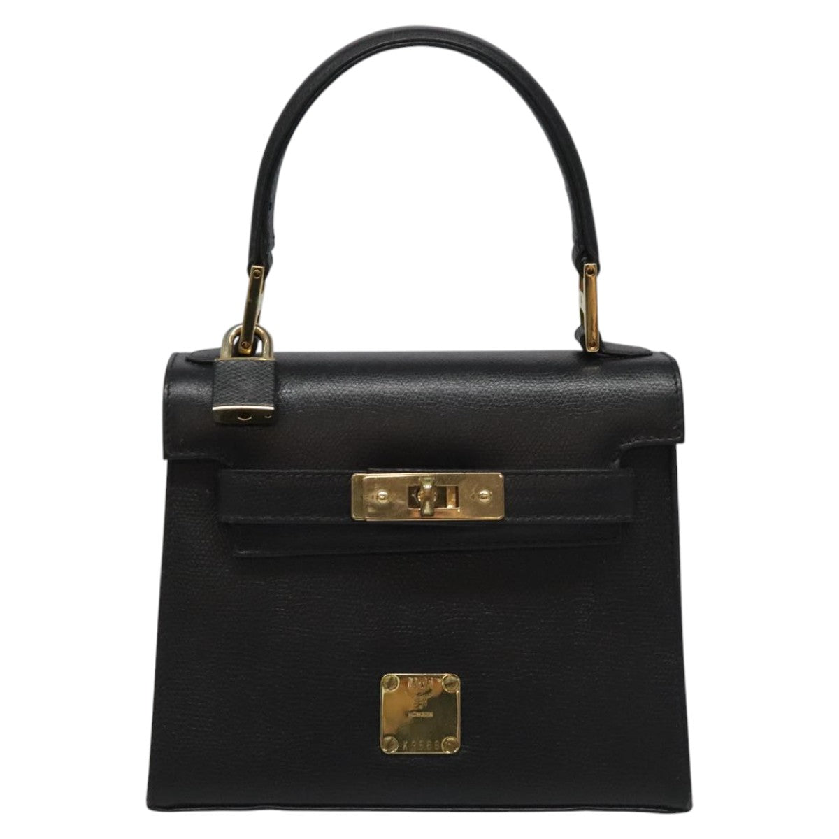MCM Black Leather Handbag (Pre-Owned)