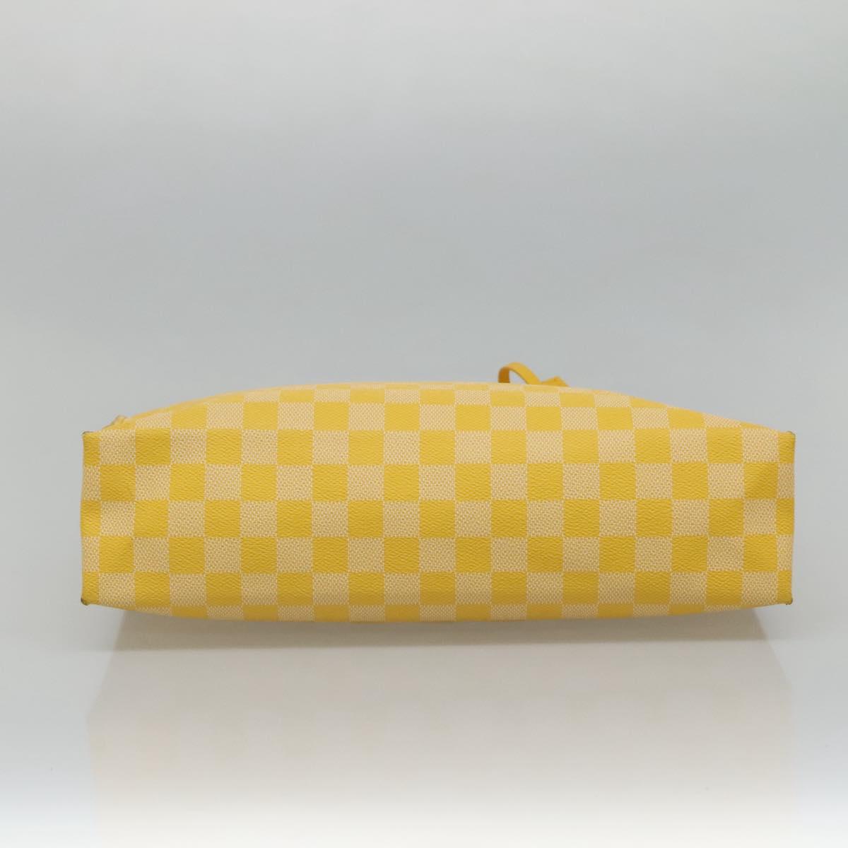 Louis Vuitton Yellow Canvas Handbag (Pre-Owned)