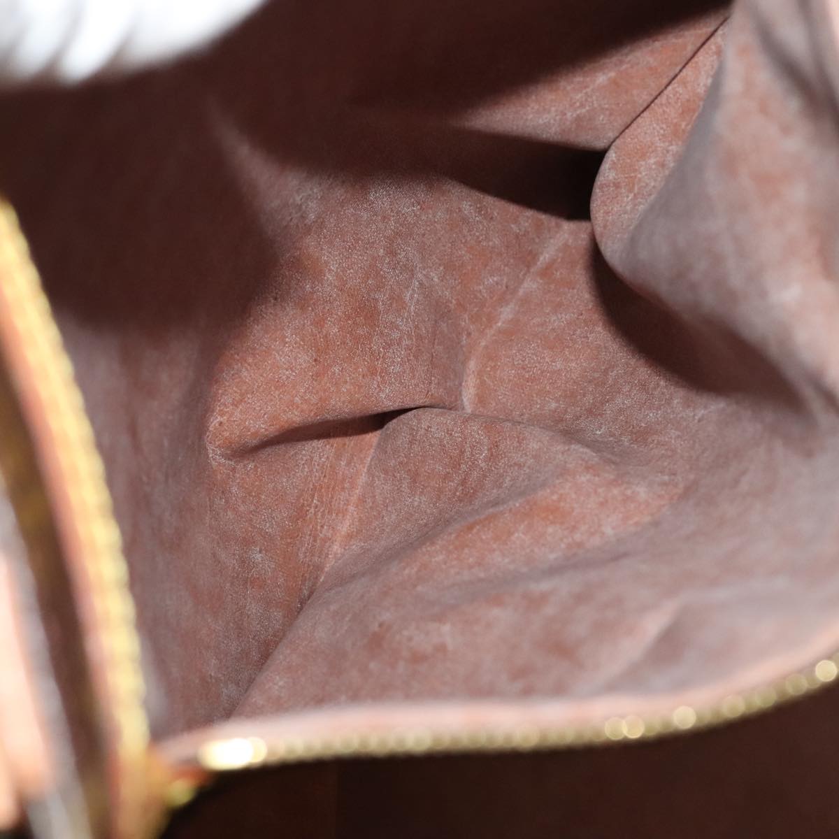 Louis Vuitton Shopping Brown Canvas Tote Bag (Pre-Owned)