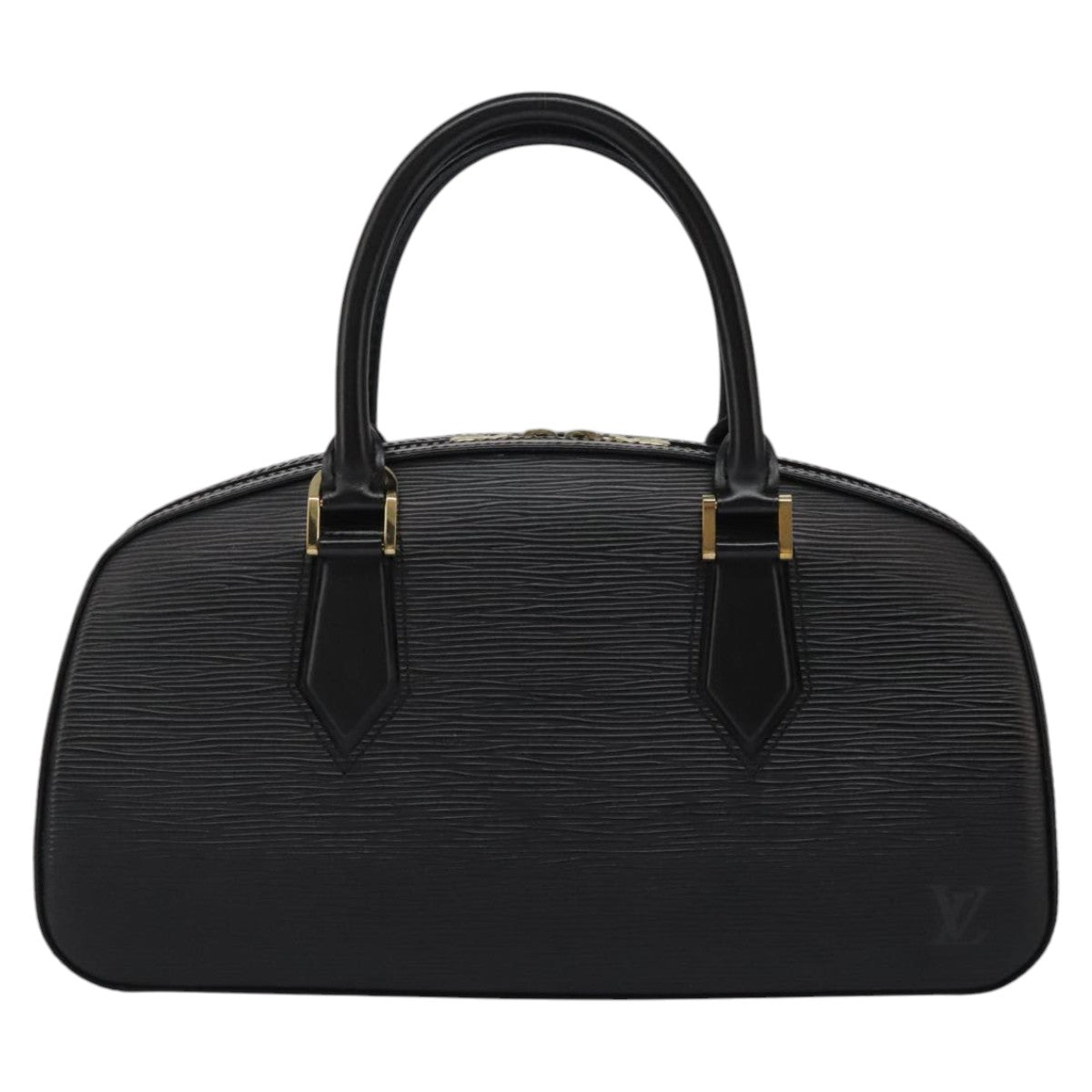 Louis Vuitton Jasmine Black Leather Handbag (Pre-Owned)