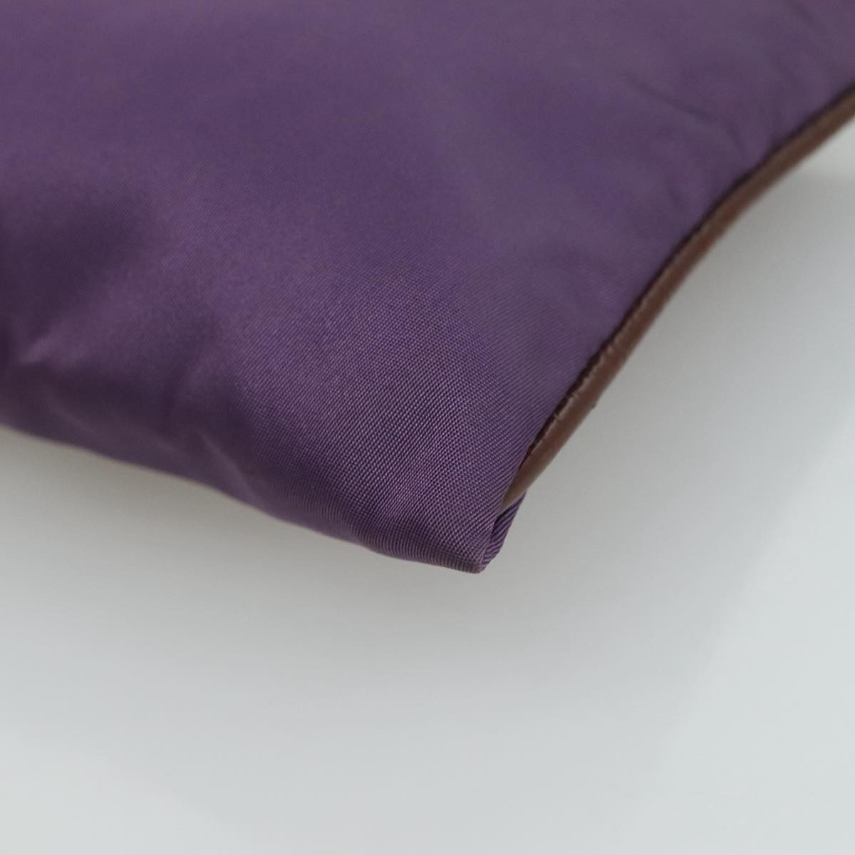 Prada Purple Synthetic Clutch Bag (Pre-Owned)