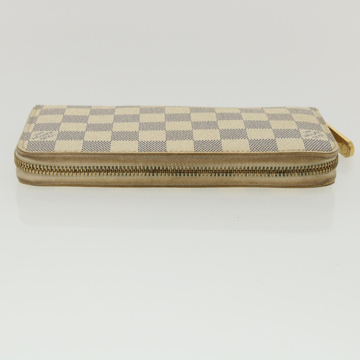 Louis Vuitton Zippy Wallet Turquoise Canvas Wallet (Pre-Owned)