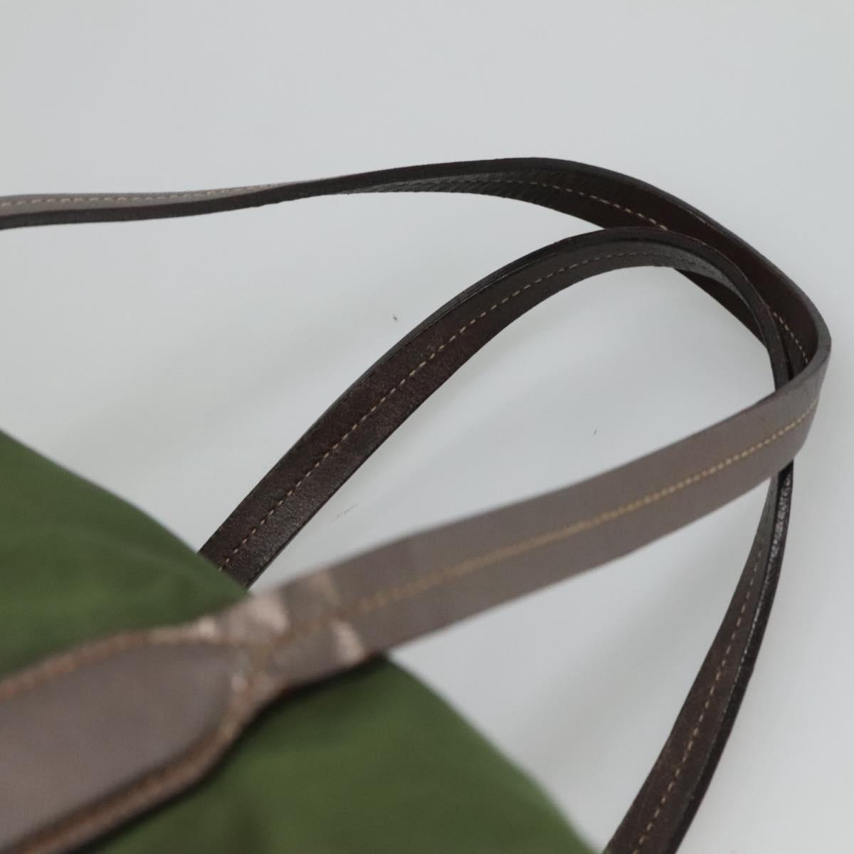 Prada Re-Nylon Green Synthetic Handbag (Pre-Owned)