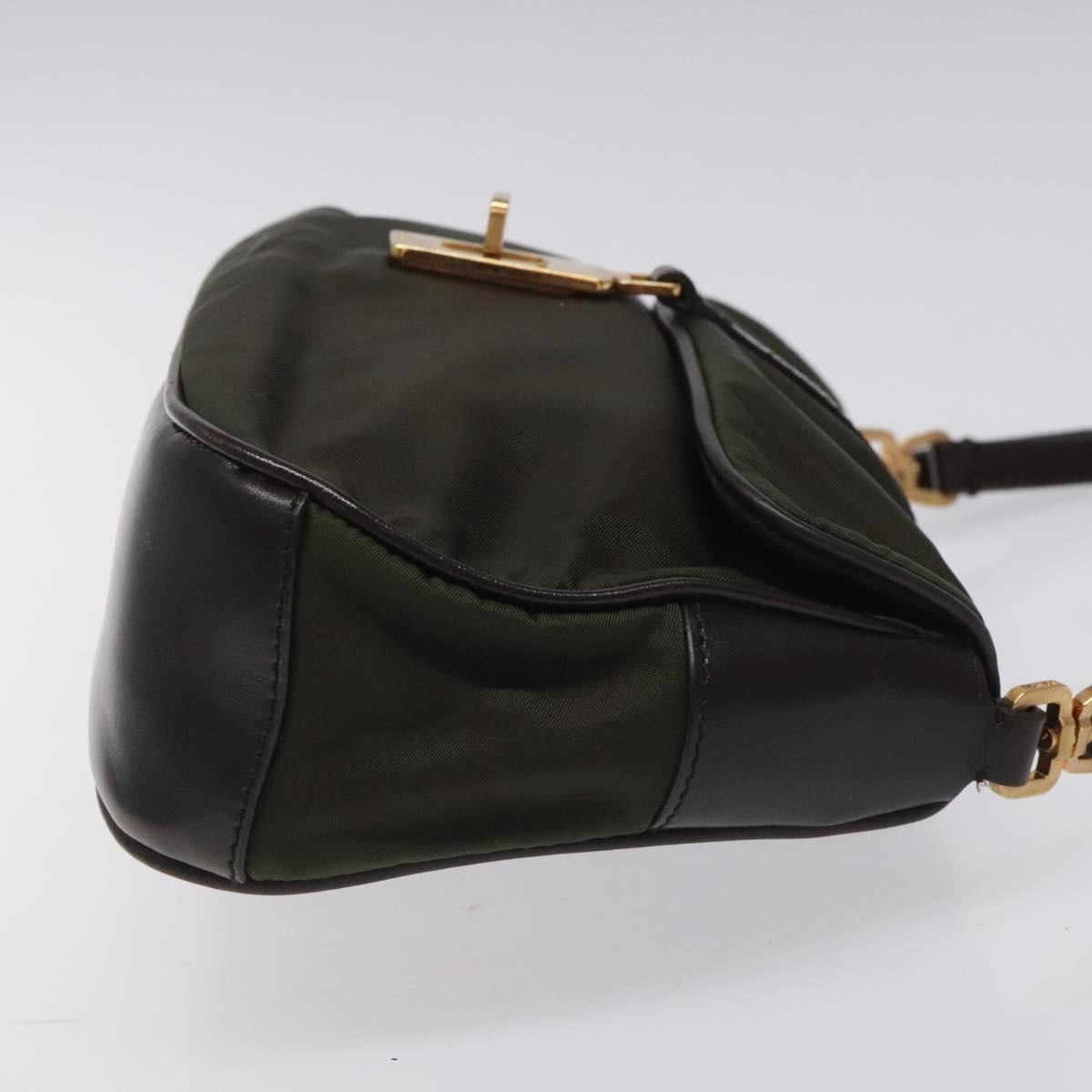 Prada Re-Nylon Green Synthetic Handbag (Pre-Owned)