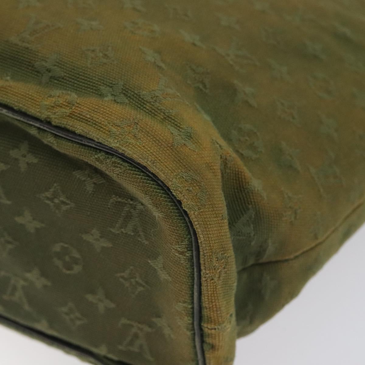 Louis Vuitton Lucille Khaki Canvas Shoulder Bag (Pre-Owned)