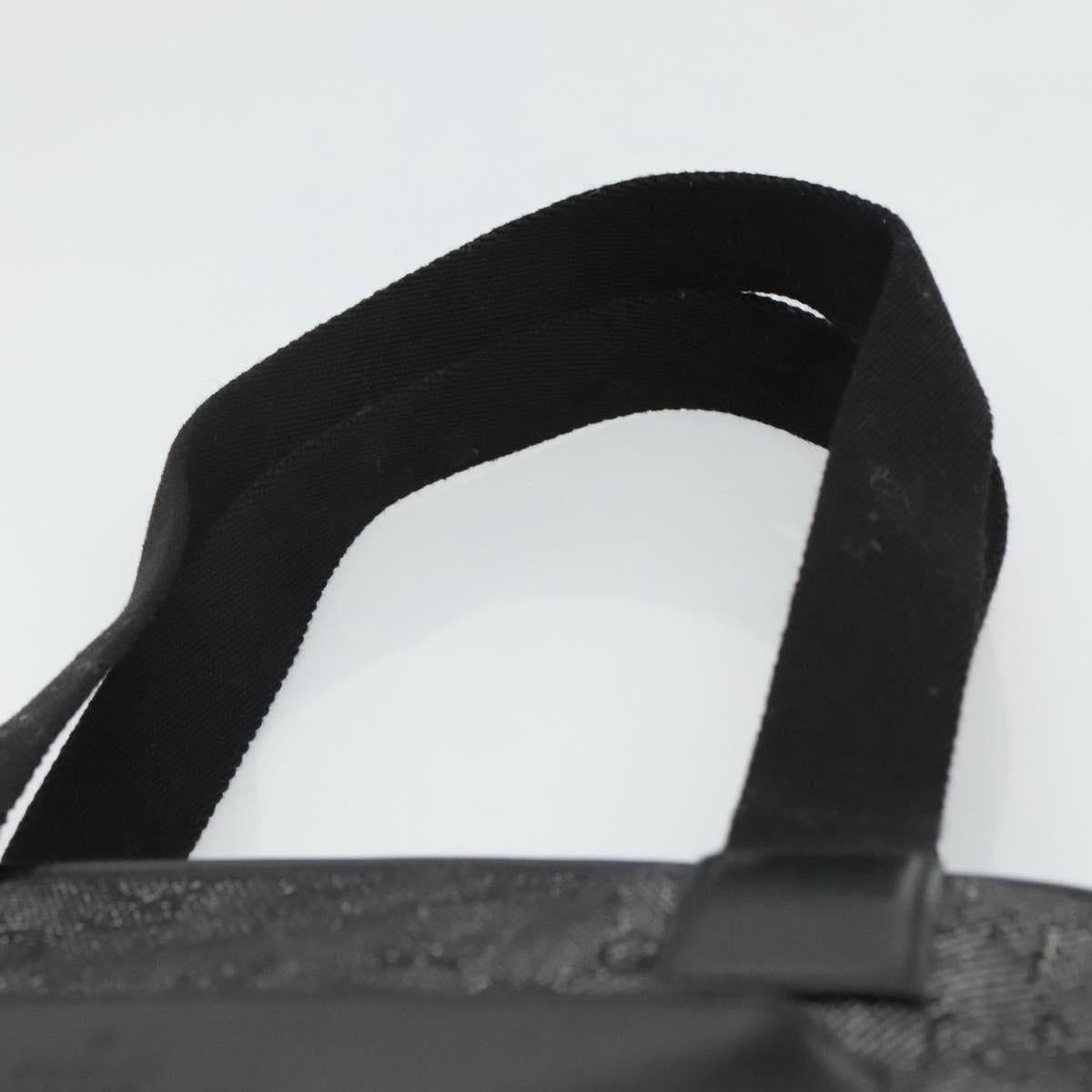 Gucci Gg Canvas Black Canvas Tote Bag (Pre-Owned)