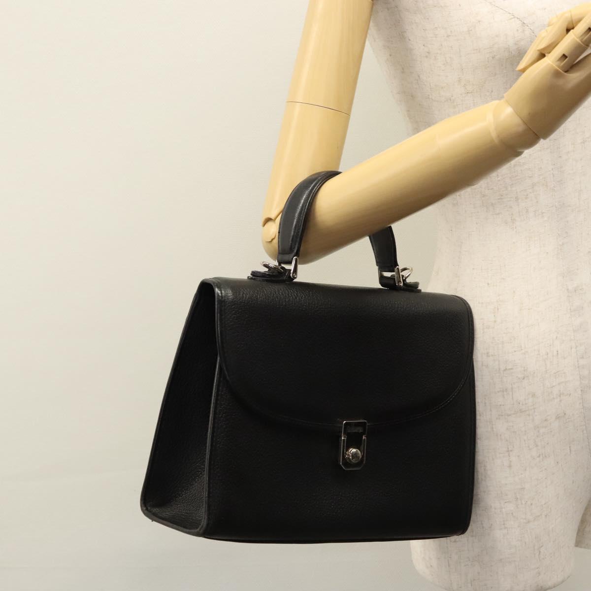 Burberry Black Leather Handbag (Pre-Owned)