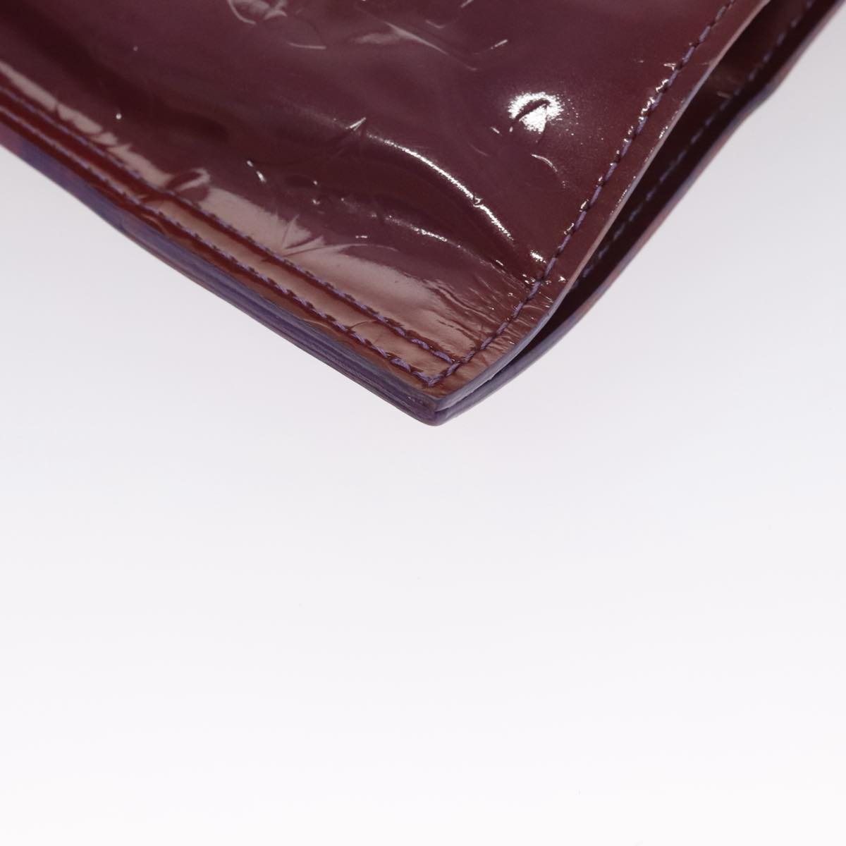Louis Vuitton Stanton Purple Patent Leather Tote Bag (Pre-Owned)