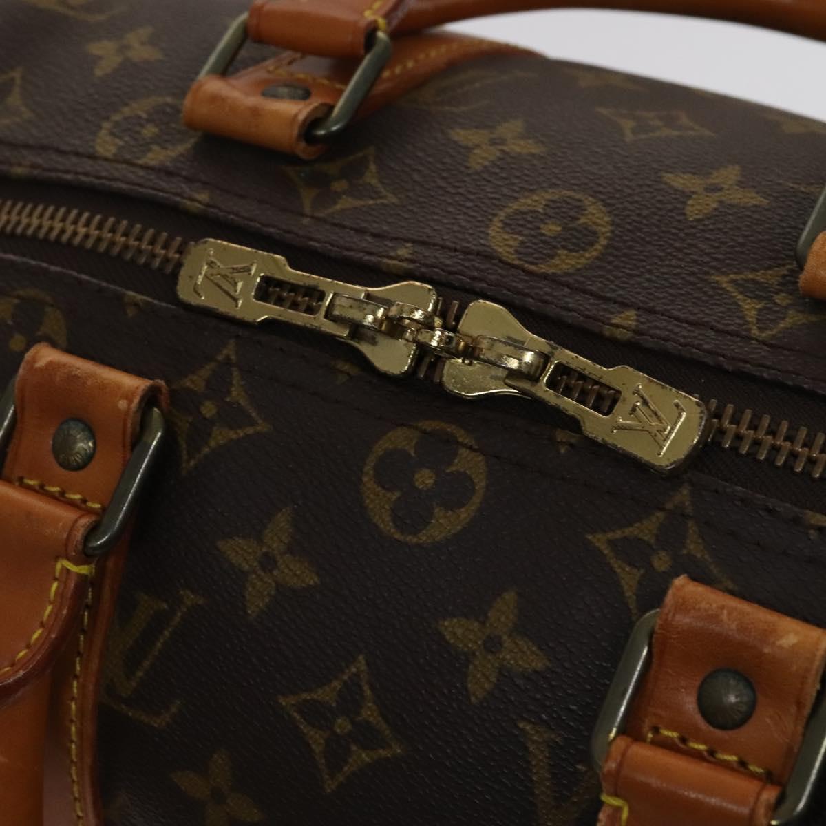 Louis Vuitton Keepall 45 Brown Canvas Travel Bag (Pre-Owned)
