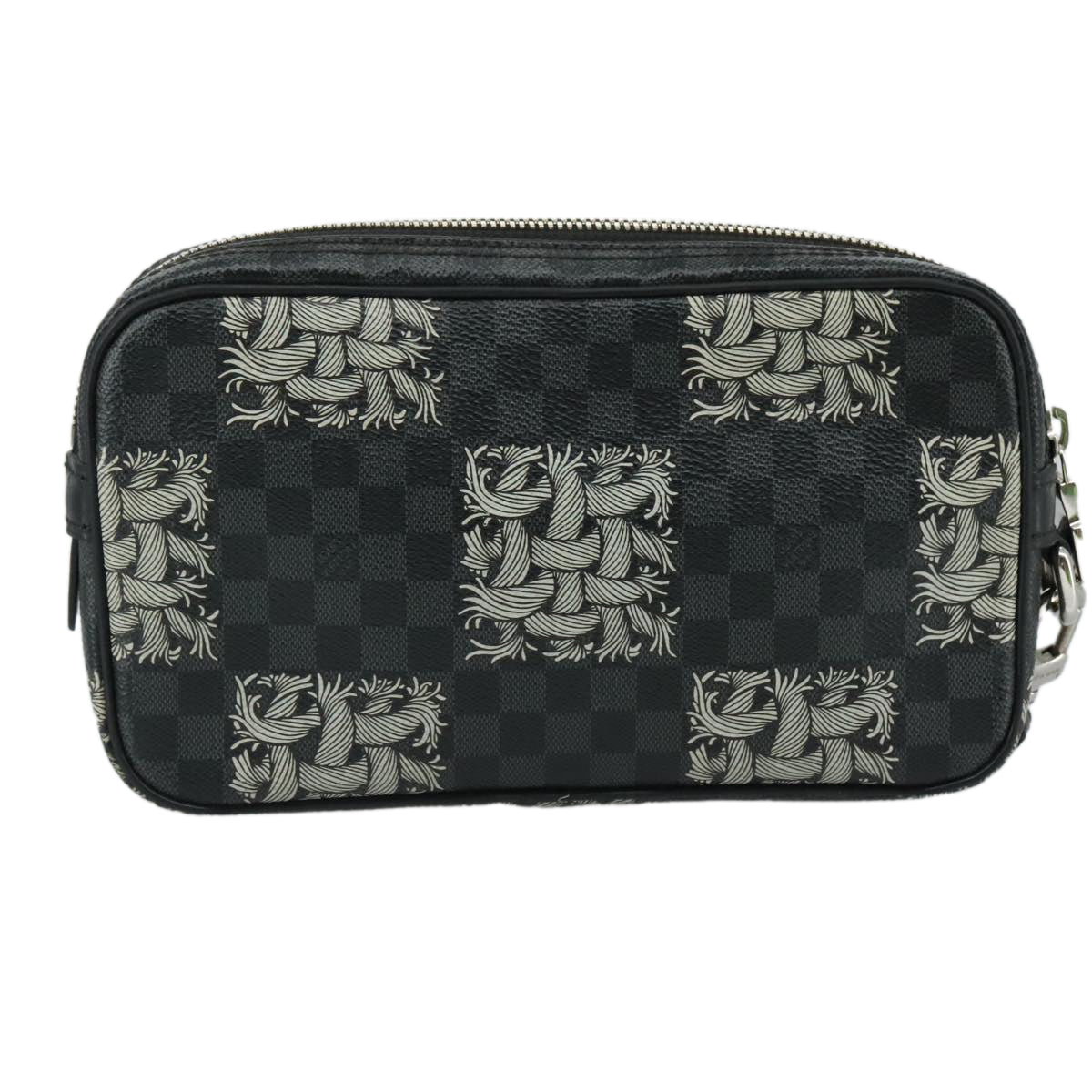 Louis Vuitton Volga Black Canvas Clutch Bag (Pre-Owned)