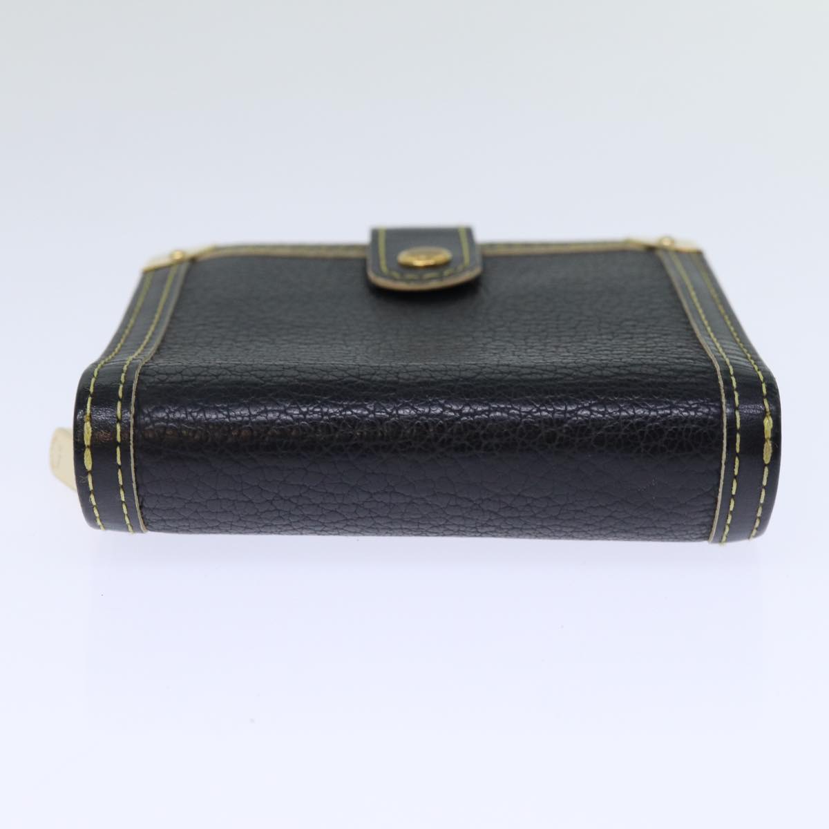 Louis Vuitton Suhari Black Leather Wallet (Pre-Owned)