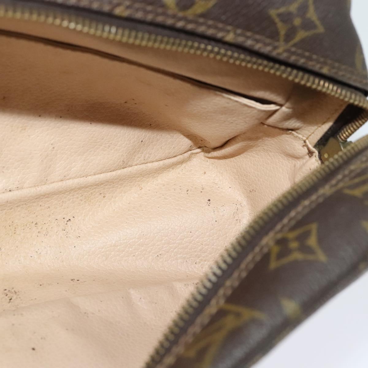 Louis Vuitton Trousse Toilette 28 Brown Canvas Clutch Bag (Pre-Owned)