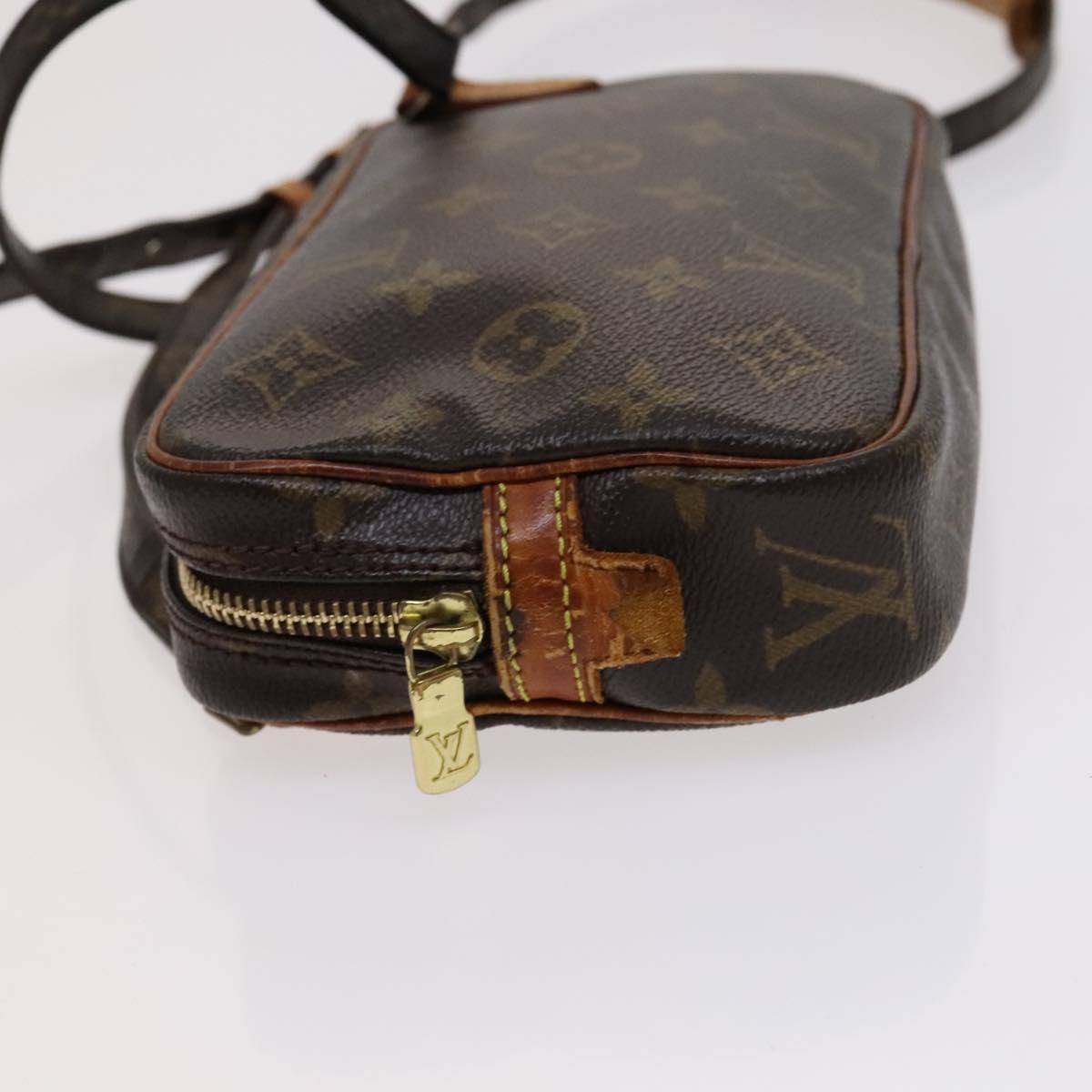 Louis Vuitton Marly Brown Canvas Shoulder Bag (Pre-Owned)
