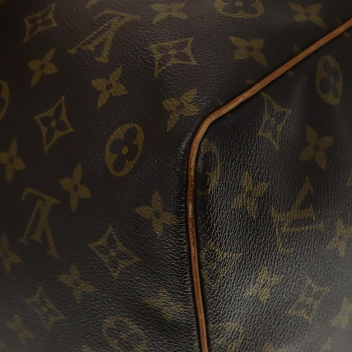 Louis Vuitton Keepall 60 Brown Canvas Travel Bag (Pre-Owned)