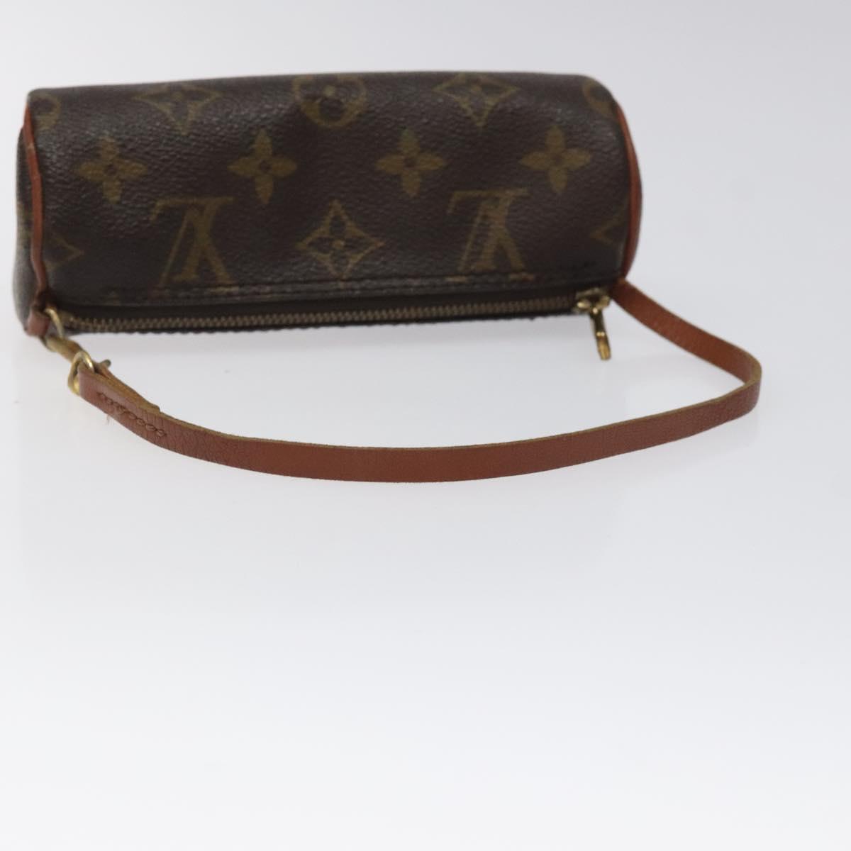 Louis Vuitton Mini Baby Papillon Brown Canvas Clutch Bag (Pre-Owned)