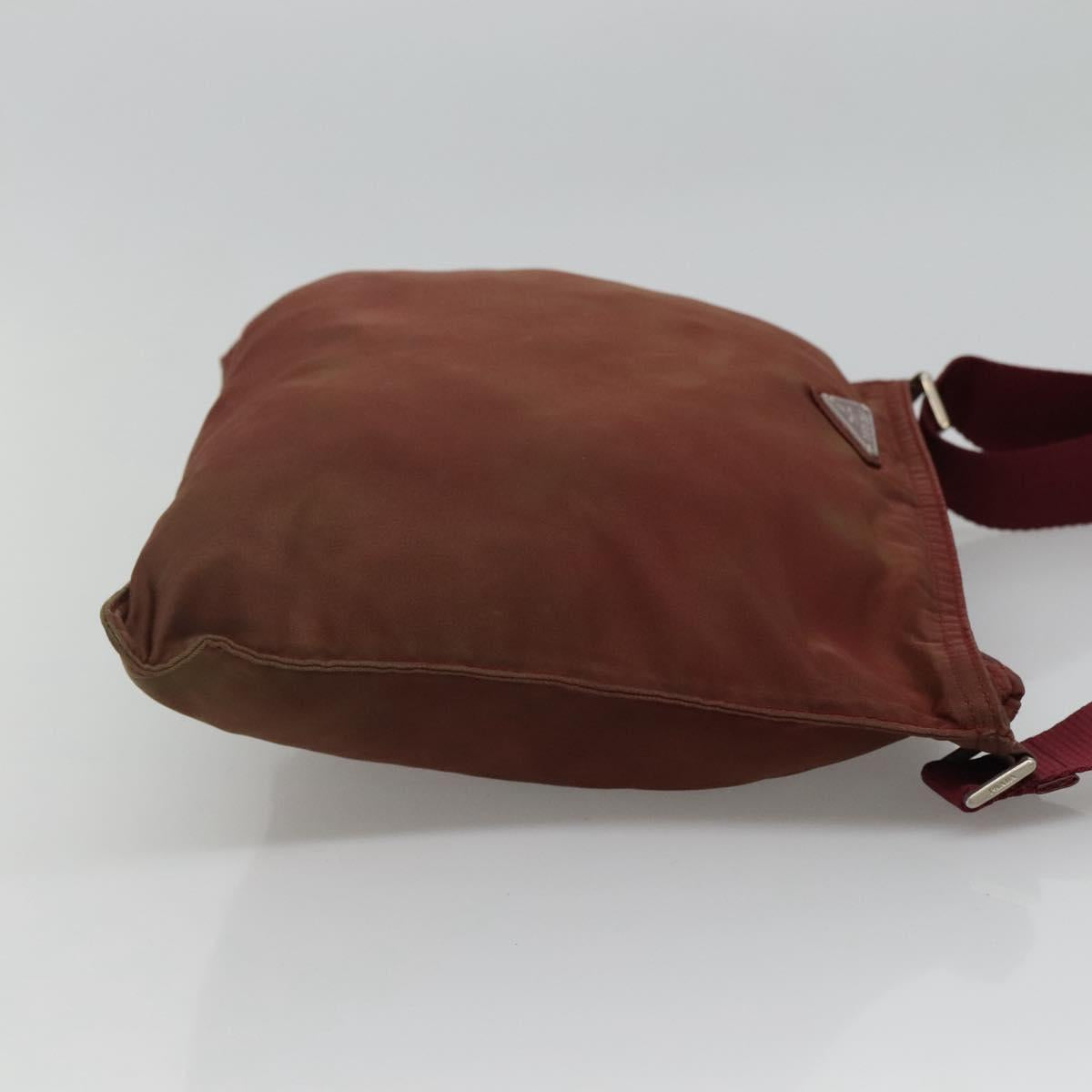 Prada Red Synthetic Shoulder Bag (Pre-Owned)