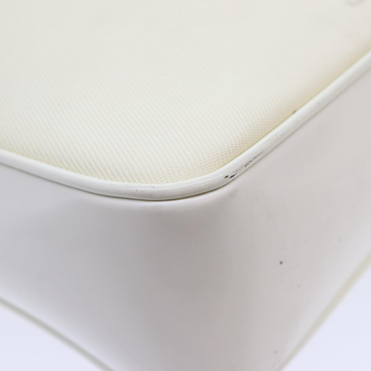 Gucci Bamboo White Leather Handbag (Pre-Owned)