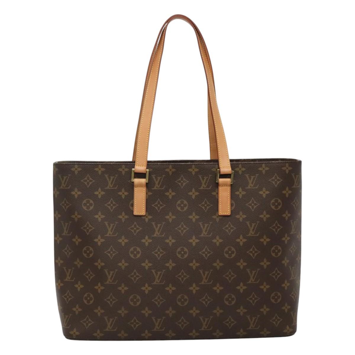 Louis Vuitton Luco Brown Canvas Tote Bag (Pre-Owned)