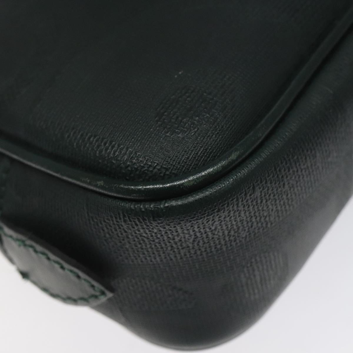 Dior Trotter Green Canvas Clutch Bag (Pre-Owned)