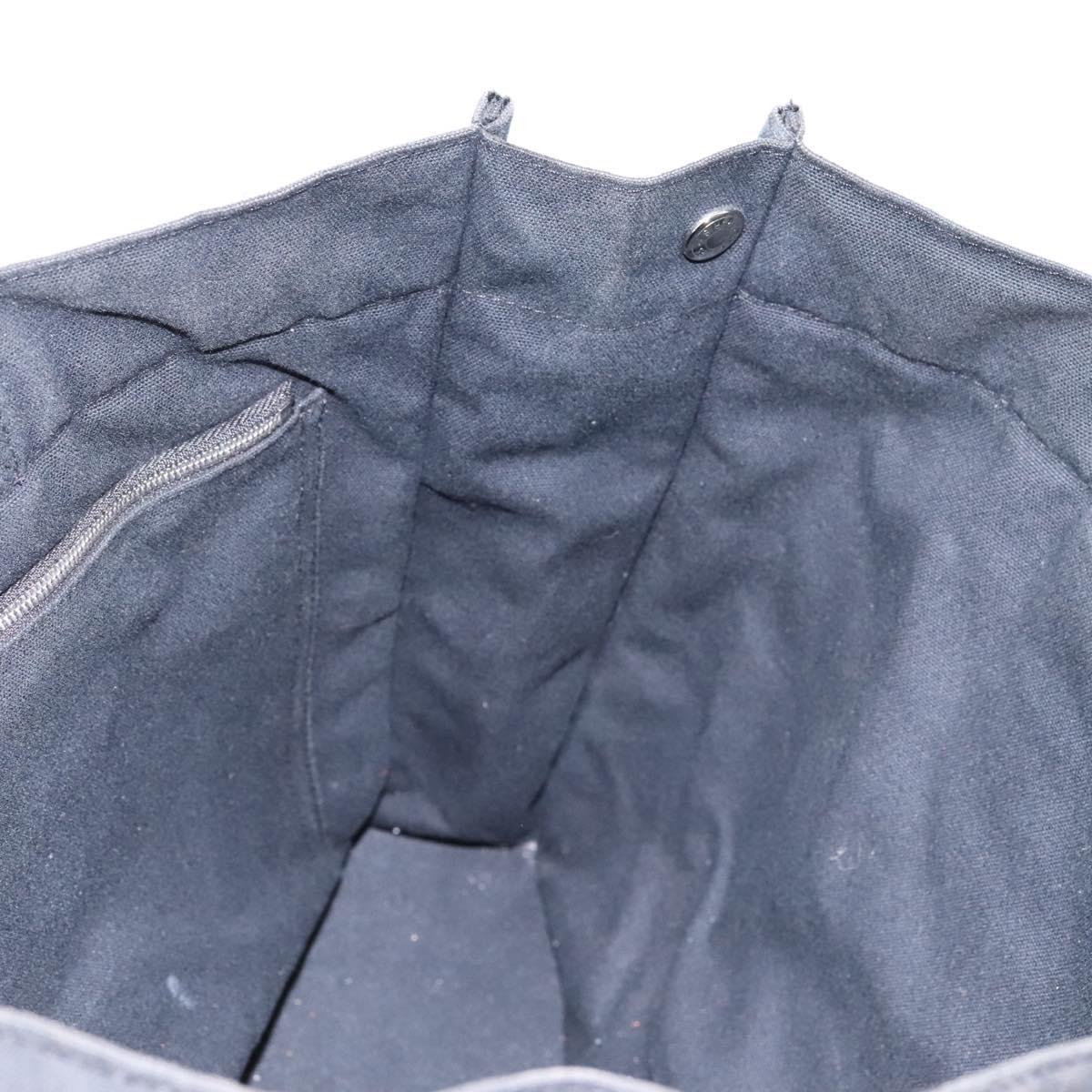 Hermès Toto Black Canvas Tote Bag (Pre-Owned)