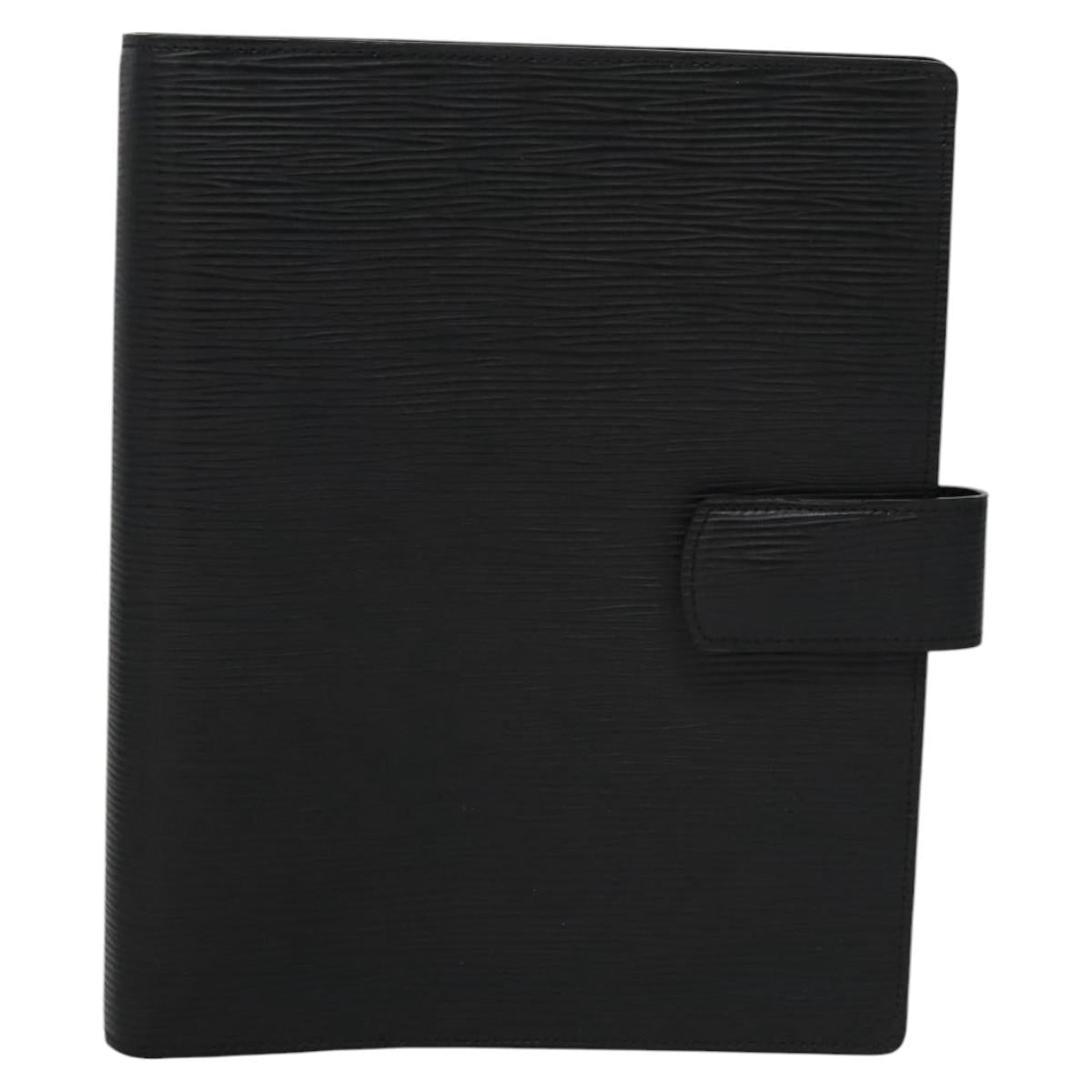 Louis Vuitton Agenda Cover Black Leather Wallet (Pre-Owned)